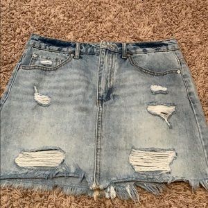 Forever 21 jean skirt